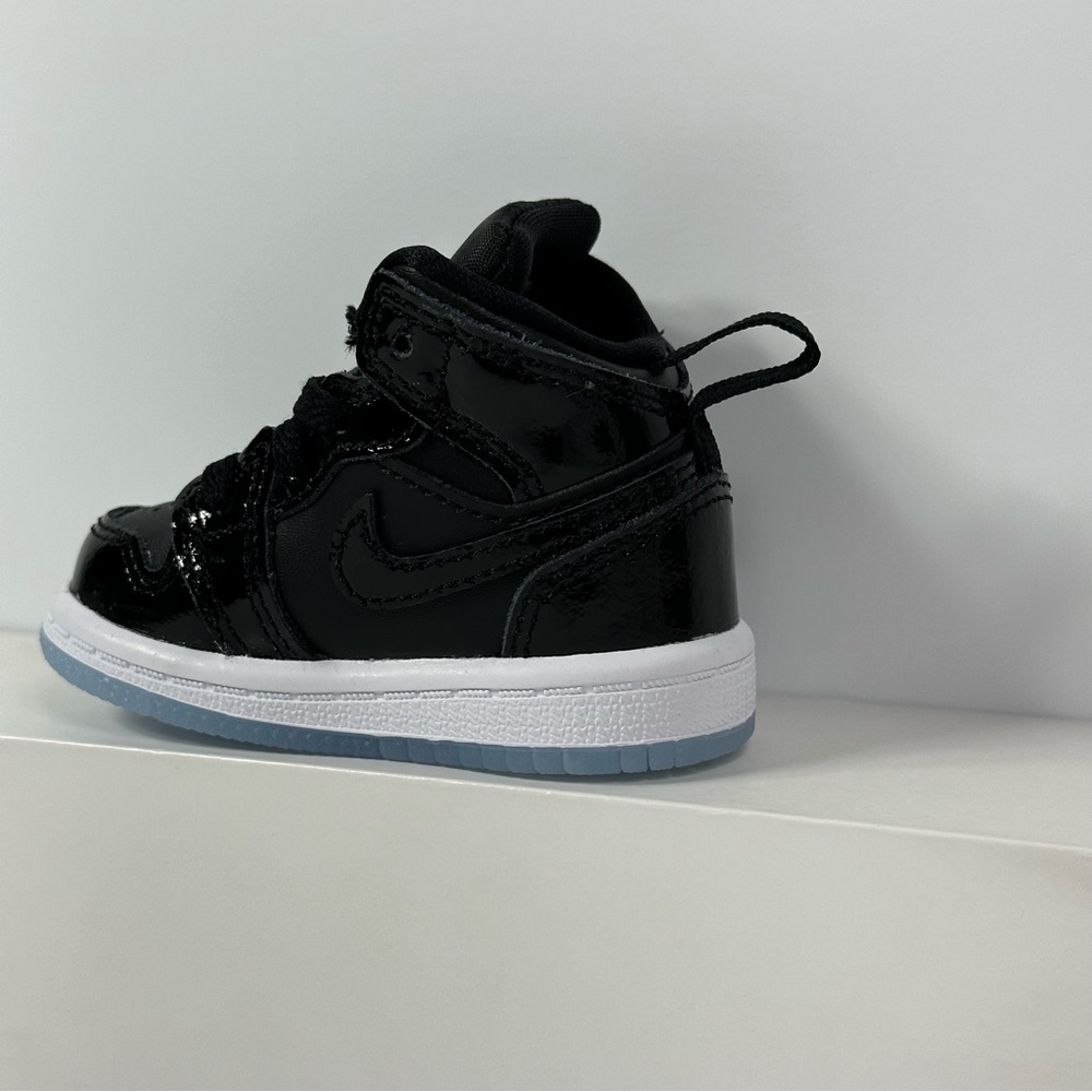 NIKE 1 MID SE TD SPACE JAM INFANTS BABY TODDLER SHOES SIZE 2C ICY BLUE SOLE NEW - Picture 10 of 10